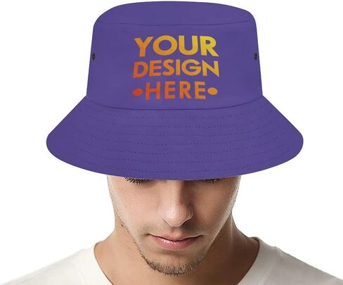 Custom Bucket Hats Personalized Summer Sun Hat Fisherman Cap for Travel Beach in Saudi Arabia