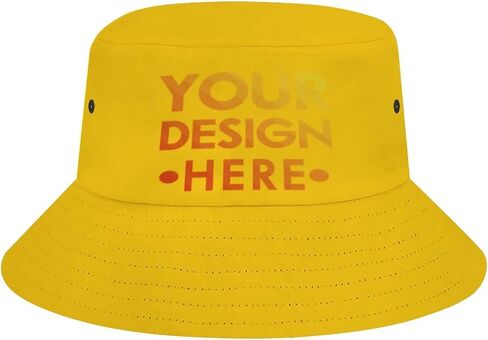Custom Bucket Hats Personalized Summer Sun Hat Fisherman Cap for Travel Beach in Saudi Arabia