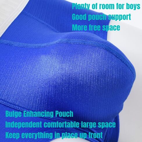 ZONBAILON رجل الانتفاخ تعزيز الحقيبة سراويل داخلية للرجال الحرير الجليد منخفضة الارتفاع السلس Tagless جذوع الملابس الداخلية حزمة M L XL 2XL 3XL in Kuwait