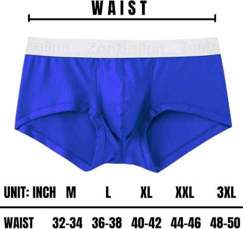 ZONBAILON رجل الانتفاخ تعزيز الحقيبة سراويل داخلية للرجال الحرير الجليد منخفضة الارتفاع السلس Tagless جذوع الملابس الداخلية حزمة M L XL 2XL 3XL in Kuwait