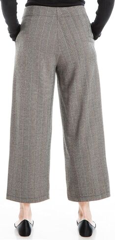 Max Studio Women's Double Knit Wide Leg Cropped Pant in Saudi Arabia