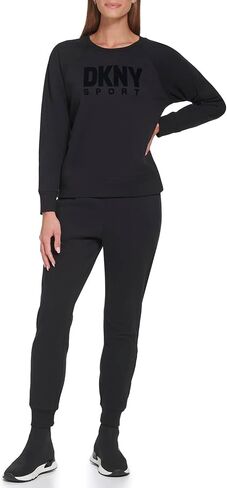 DKNY Women's Sport Fleece Jogger Sweatpant with Pockets in Saudi Arabia