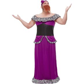 Smiffys Bearded Lady Costume, Men