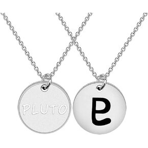 Alchemical Symbol Disc Pendant Necklace Element Symbols Planetary Symbols Transmutation Signs Jewelry Alchemy Jupiter Saturn Sun Moon Pluto Mars Symbol