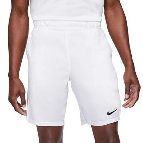 Nike Court Flex Victory Shorts 9" White/Black SM 9