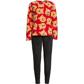 Disney Women's Winnie the Pooh 2 Piece Pajama Set