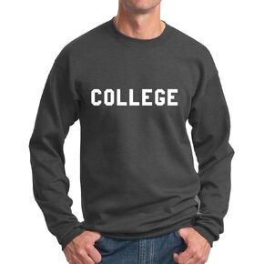 College Sweatshirt - Belushi Bluto Tribute 70s Comedy Crewneck