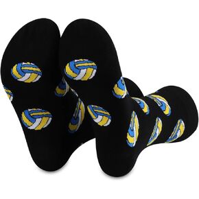1 Pair Funny Volleyball Socks Gift for Volleyball Player Gift Volleyball Team Gift Volleyball Coach