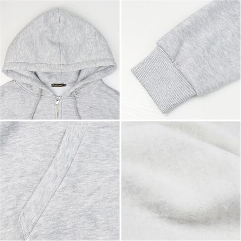 ROYLAMP 2024 Women's Oversized Zip Up Hoodies Sweatshirts Teen Girl Casual Fall Winter Drawstring Y2k Jackets with Pockets in Saudi Arabia