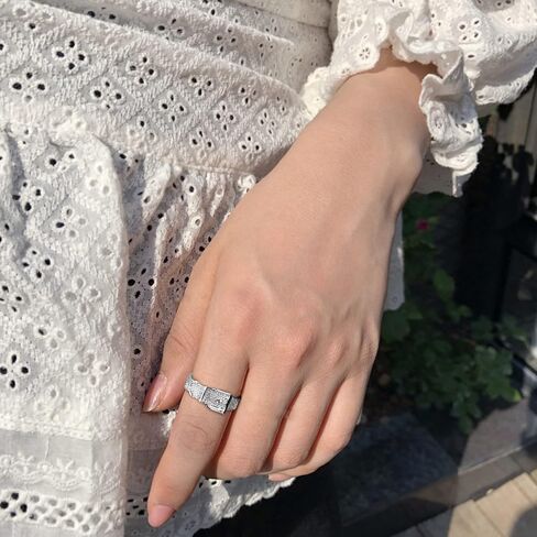 FUNRUN JEWELRY 16 قطعة مجموعة خواتم الاصبع للنساء والرجال خواتم مفتوحة على شكل قوطي عتيق مع سلاسل خواتم مفصل الشرير قابلة للتعديل in Kuwait