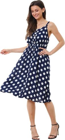 SIMPLY COUTURE Women's Plus Size Casual Black Pink Flamingo Pattern Style Sleeveless A-Line Dress in Saudi Arabia