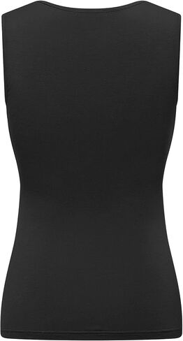 GUBERRY Women's Deep V Neck Sleeveless Unique Cross Wrap Sexy Slim Fit Tops in Kuwait