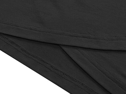 GUBERRY Women's Deep V Neck Sleeveless Unique Cross Wrap Sexy Slim Fit Tops in Kuwait