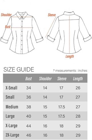 LE3NO قمصان عمل كاجوال برقبة على شكل حرف V وأكمام 3/4 للسيدات بتصميم رفيع وممدد in Kuwait