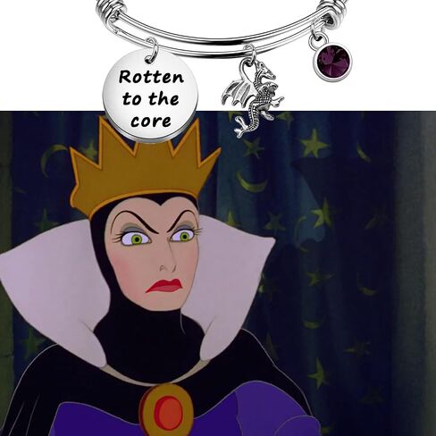 مجوهرات مستوحاة من فيلم Evil Queen سوار Mal Dragon فاسد حتى النخاع لمحبي مجوهرات BFF in Saudi Arabia