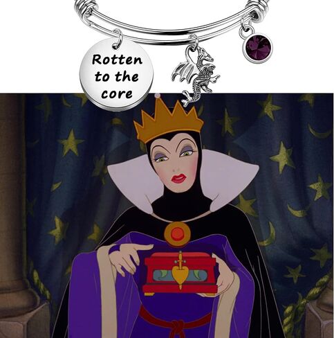 مجوهرات مستوحاة من فيلم Evil Queen سوار Mal Dragon فاسد حتى النخاع لمحبي مجوهرات BFF in Saudi Arabia