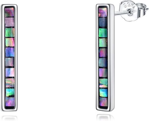 YFN Bar Earrings Sterling Silver Bar Dangle Drop Stud Earrings Jewelry Gifts for Women Men Girls in Saudi Arabia