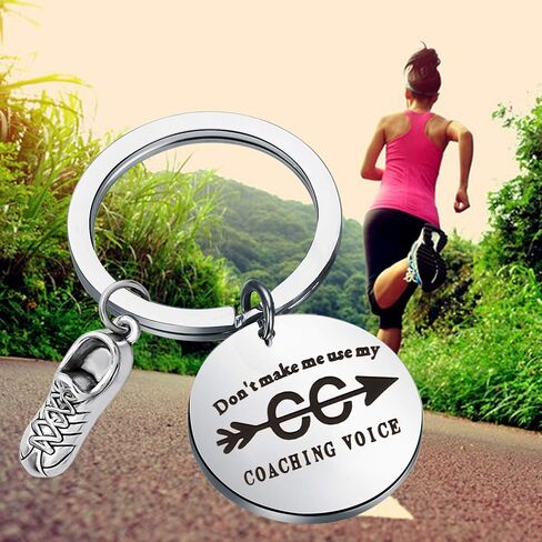 BAUNA Marathon Runner Keychain Keychain عبر البلاد هدايا الجري لا تجعلني أستخدم تدريب CC الخاص بي in Saudi Arabia