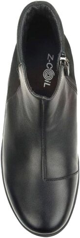 Z-CoiL Pain Relief Footwear: Women's Olivia Black Leather Fashion Boot in Saudi Arabia