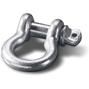 WARN 88998 Steel 1/2" Clevis D-Ring Shackle with 5/8" Pin: 2 Ton (4,000 lb) Capacity
