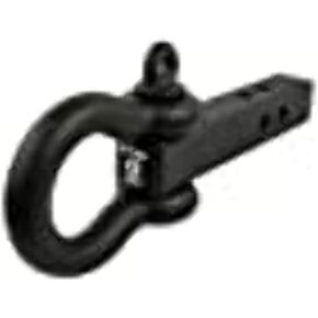 BulletProof Hitches 2.0" Extreme Duty Receiver Shackle (36,000lb. Rating) with D-Ring/Clevis (Black Textured Powder Coat, Solid Steel)
