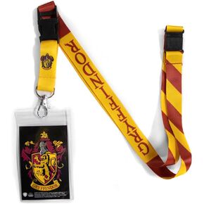 Ata-Boy Harry Potter Gryffindor Crest Reversible Lanyard with Breakaway Clip and ID Holder
