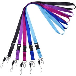 Wisdompro Office Lanyard, 5 Pack 23 inch Neck Strap Lanyards - Blue in Kuwait