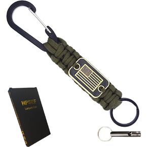 Paracord Lanyard-Heavy Duty Lanyard/Lanyard for Keys for Men with USA Flag,Tactical Lanyard for Outdoor Activities,Traveling