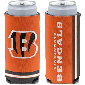 NFL Cincinnati Bengals Slim Can Cooler, Team Colors, One Size