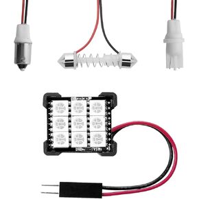T10/BA9s/Festoon Bluetooth LED Panel Bulb XKchrome App Controlled wireless Car/Truck Interior Light LED, dome light, T10, BA9S, Festoon Adapters, 29 Ð 33mm festoon, 1156, 1157, 3156, 3157