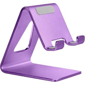 Aoviho Cell Phone Stand for Desk, Aluminum Phone Holder, Rose Gold | Built to Last, Hands-Free Viewing, Fits iPhone 17/16/15 Series & Samsung Galaxy, Ideal for Home & Office in Saudi Arabia