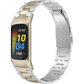 Wearlizer Metal Band Compatible with Fitbit Charge 6 5 Bands for Women Men in Saudi Arabia