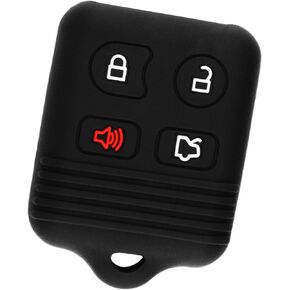 KeyGuardz Keyless Entry Remote Car Key Fob Outer Shell Cover Soft Rubber Protective Case for Ford Lincoln Mercury CWTWB1U345