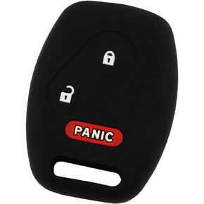 KeyGuardz Keyless Remote Car Key Fob Outer Shell Cover Soft Rubber Case for Honda Civic CR-V CR-Z Fit Insight Odyssey Pilot Ridgeline