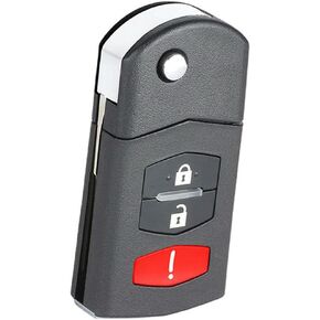 استبدال الوجه شل حافظة مفتاح بعيد فوب 3 زر لمازدا 3 5 6 RX8 CX5 CX7 CX9 ، (قذائف فارغة)