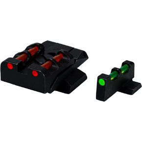 HIVIZ Sight Systems unisex adult Handgun HIVIZ Sight Systems Interchangeable Front and Rear Sight Set Smith Wesson M P, Green, Red, Black
