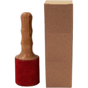 Traditional Tibetan Yoga Hard Wood Singing Bowl Mike Leather Striker Tool Meditation Chakra Healing Prayer Yoga Mindfulness - 1 Pc in Kuwait