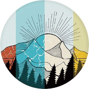 Waboba Wingman-Foldable Silicone Disc-Fly Straight and Far, Perfect for Kids and Adults (Mountain Rays)