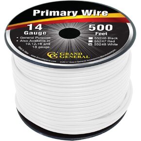 Grand General 55241 Red 14-Gauge Primary Wire