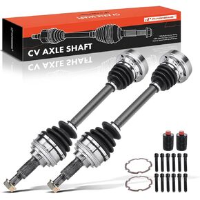 A-Premium Pair (2) Front CV Axle Shaft Assembly Compatible with Toyota Camry 1992-2001, Solara 1999-2001, Avalon 1995-1997 & Lexus ES300 1992-1996, RX300 1999-2003, V6 3.0L, Driver and Passenger Side