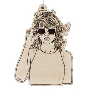 Swift Pop-Star Fan Christmas Ornament