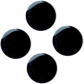 4Pcs Black Car Door Lock Keyhole Cover Trim Sticker Universal Keyhole Decal Protector Sticker Car Accessories Key Socket Decoration Decal Automotive Door Entry Guard