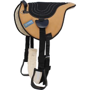Horse Western Fleece Padded Bareback Pad Stirrups 39191