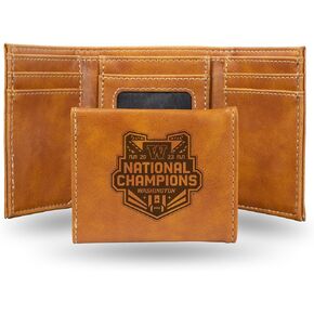 Rico Industries NCAA Laser Engraved Tri-fold Wallet-Men's Accessory