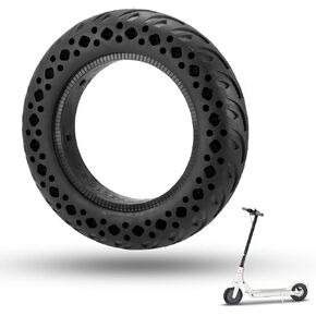 Upgrade Electric Scooter Honeycomb Tire, 10 Inch Solid Non-Pneumatic Electric Scooter Rubber Tire with Anti-Explosion Shock Absorbent Replacement Wheel Tires for Xiaomi M365