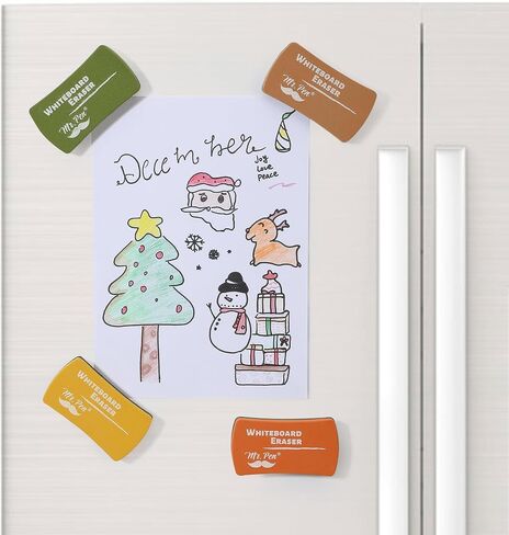 Mr. Pen- White Board Erasers, 8 Pack, Earthy Colors, Magnetic Dry Erase Eraser, Whiteboard Eraser, Dry Eraser, Dry Erase Erasers, Dry Erase Board Eraser, White Board Erasers Dry Erase, Dry Erasers in Kuwait