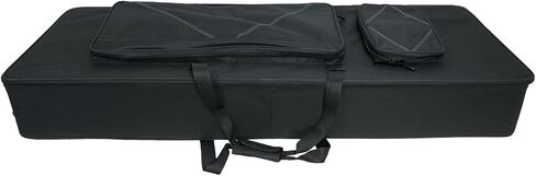 Rockville Rolling Bag 61-Key Slim Keyboard Case w/Wheels+Trolley Handle mit Pocket V2 in Saudi Arabia