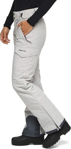 Arctix Women's Snow Sports Insulated Cargo Pants, Pearl Grey Melange, Small Short in Saudi Arabia