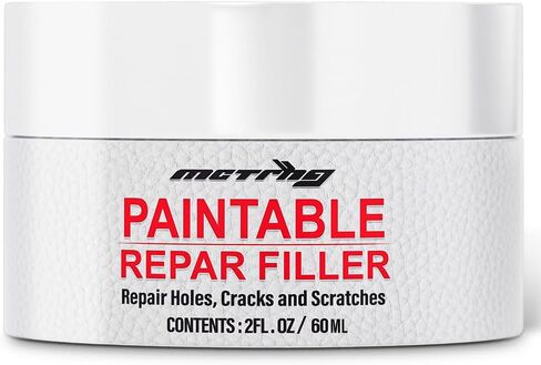 حشو جلدي، إصلاح الجلد القابل للطلاء للتمزقات، الثقوب مع دليل سهل خطوة بخطوة، إصلاح الخدوش الجلدية للأحذية والأثاث ومقاعد السيارات - جل إصلاح الجلود - أبيض in Kuwait