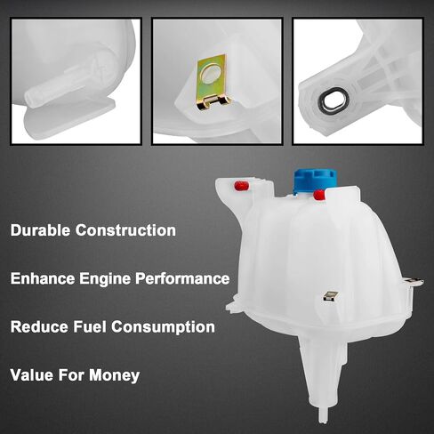 603-832 Pressurized Coolant Reservoir Engine Recovery Tank, Compatible with 2014-2021 ProMaster 1500/2500/3500, Replaces# 52014880AA, 68097622AA in Saudi Arabia